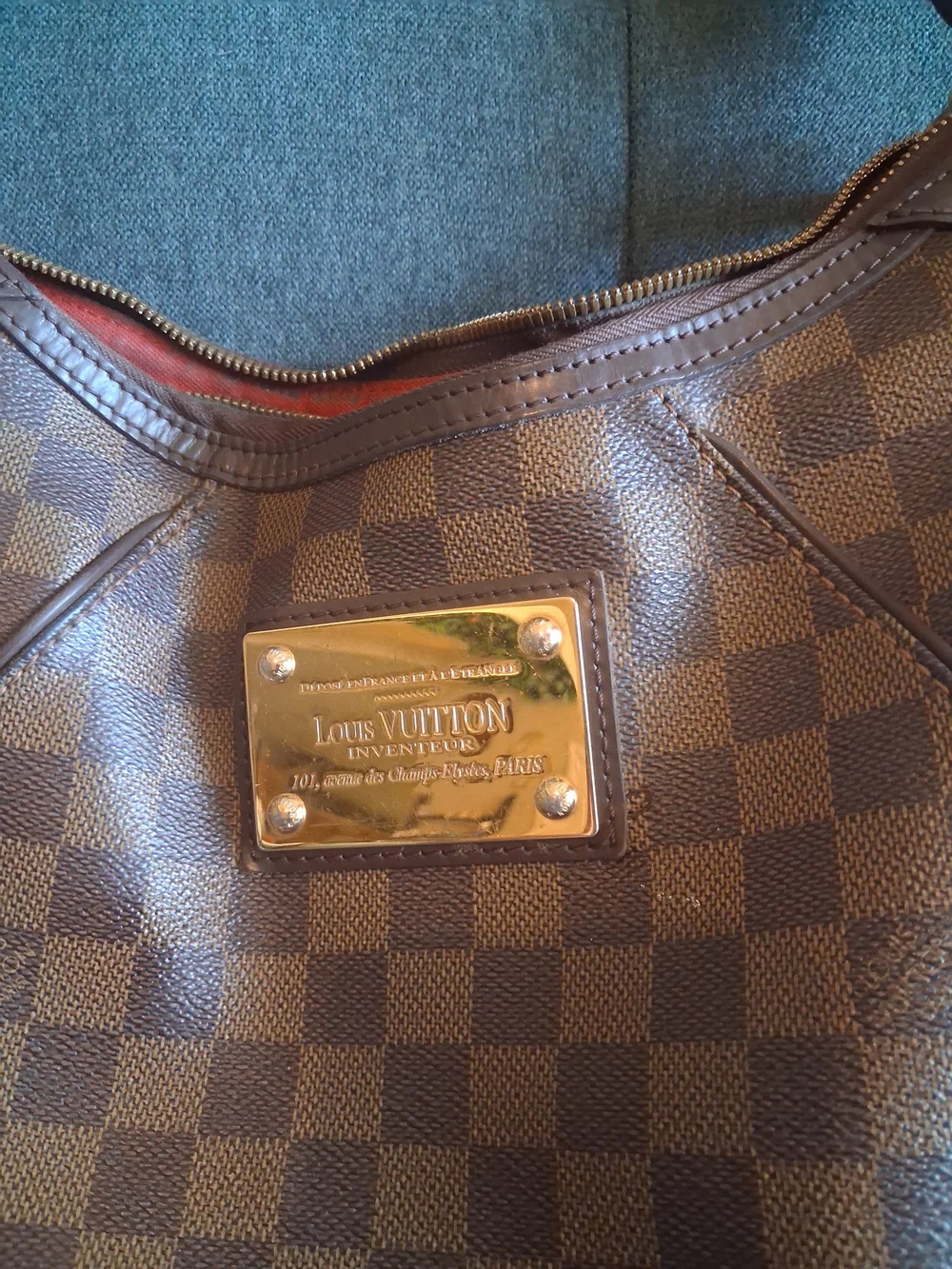 Authentic Louis Vuitton Damier Thames Hobo Bag